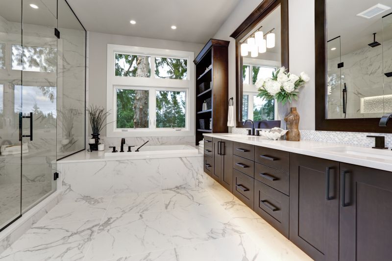 Luxury Master Bathroom Floors