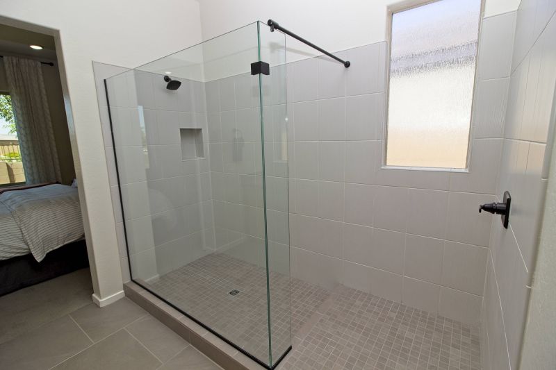 Glass Shower Doors with Minimal Frames